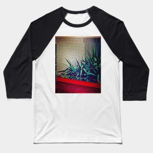 Abstract Glitch Palms ††† Nihilist Aesthetic Design Baseball T-Shirt